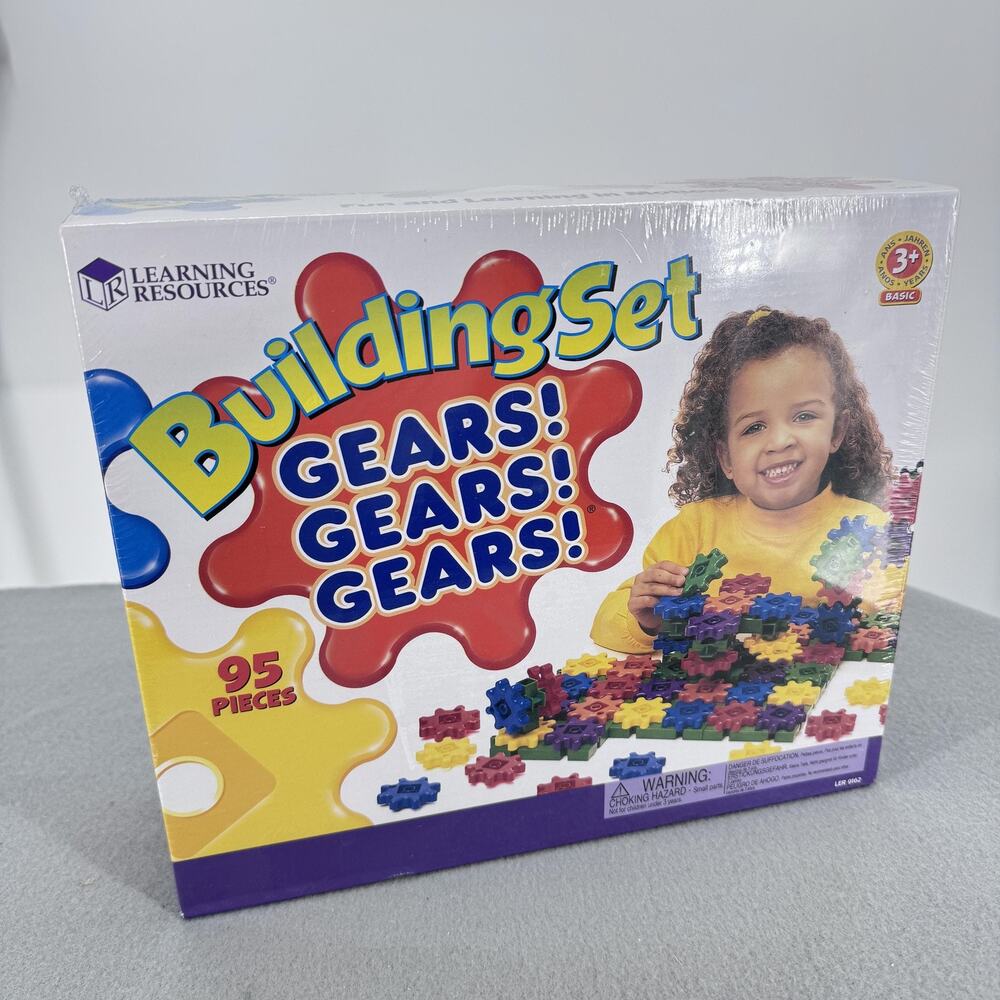 Learning Resources Gears Gears Gears Building Set‎ LER9162 95 Piece STEM New